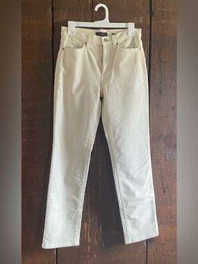 Banana Republic High Rise Straight Leg Corduroy Pants size 27L